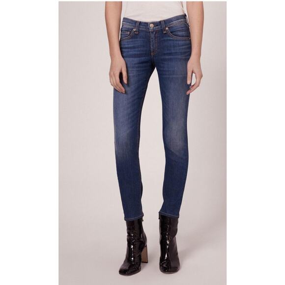 rag & bone Denim - Rag & Bone Skinny Denim Jeans Woodford Dark Wash 28
